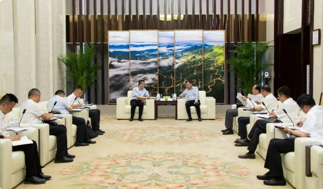 国家电投刘明胜会见贵州省委常委、遵义市委书记李睿
